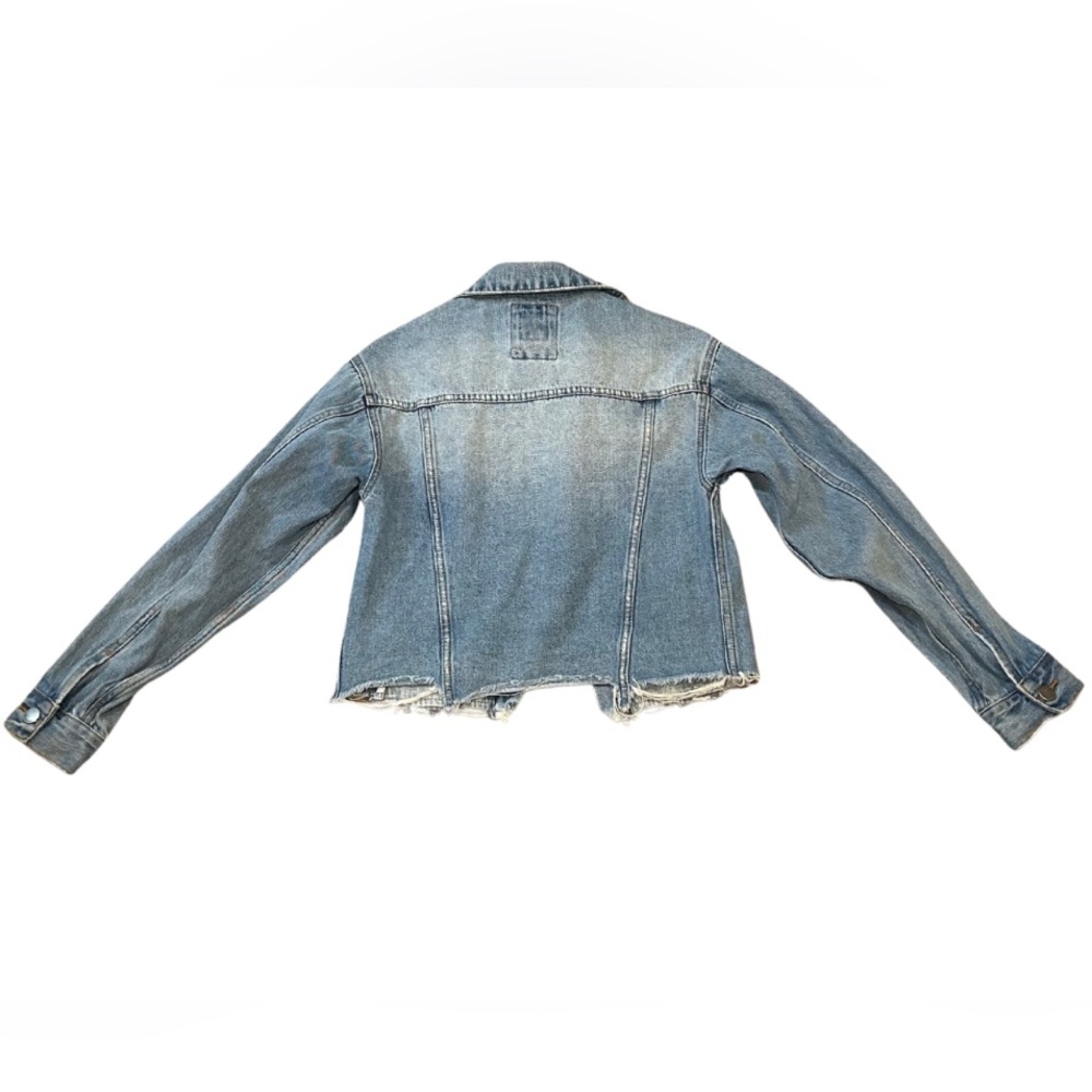 Billabong Good Day Cropped Denim Jacket | Blue | Size S - Picture 3 of 5